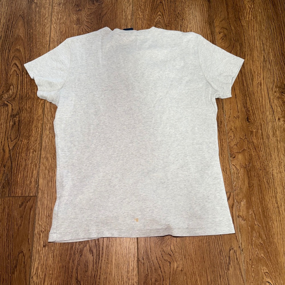 Y2K Ralph Lauren Sport Womens Gray Heather 100% Cotton Crew Neck T-Shirt Size L - Picture 6 of 7